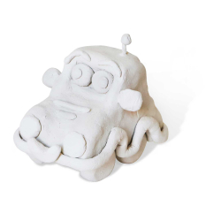 PRIMO - Selvhærdende ler 500g - Hvid