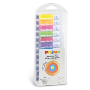 PRIMO - Plakatmaling 12 tuber - Metallic Neon