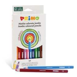 PRIMO - Jumbo farveblyanter 12 stk