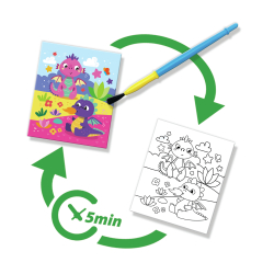 SES Creative - Farv med vand - Fantasi malebog