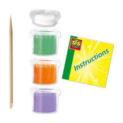 SES Creative - Modellervoks - FunDo dinosaurer 3x90gr 1x40gr