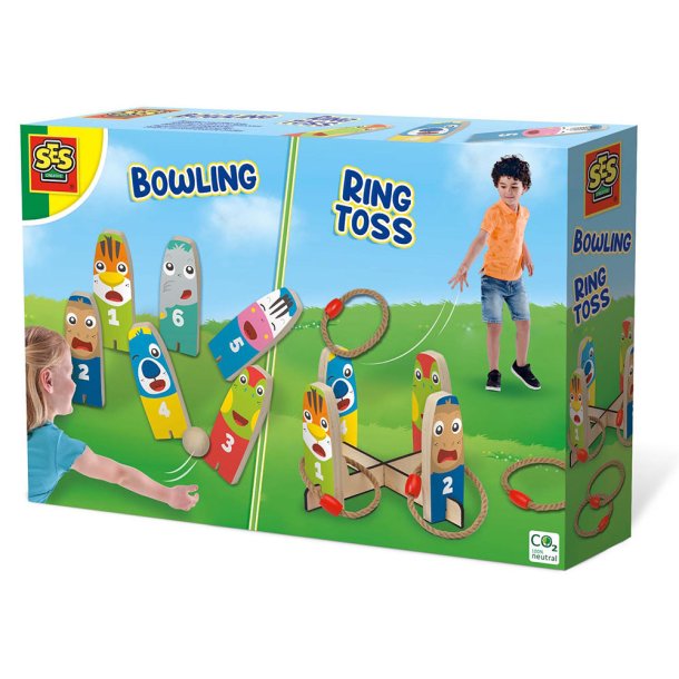 Bowling and ring toss