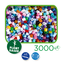 SES Creative - Strygeperler 3000 stk - Green Beedz