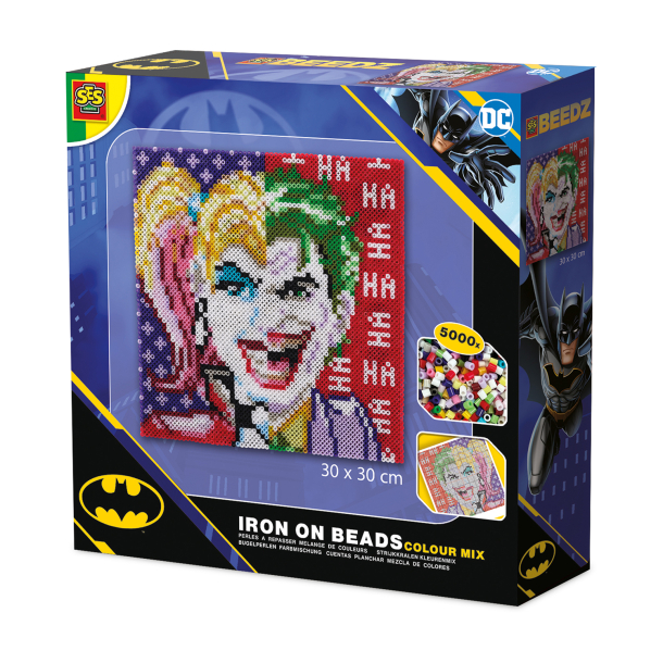 Iron on Beads -  DC Batman - Joker and Harley Quinn 5000 pcs