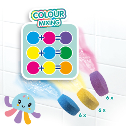 SES Creative - Badeleg - Blæksprutte med badfarver