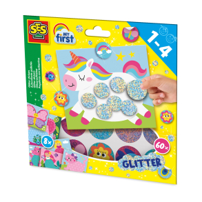 SES Creative - Min første - Klistermærker med glimmer