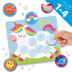 SES Creative - Min første - Klistermærker med glimmer