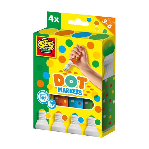 SES Creative - Priktusser - 4 farver XXL
