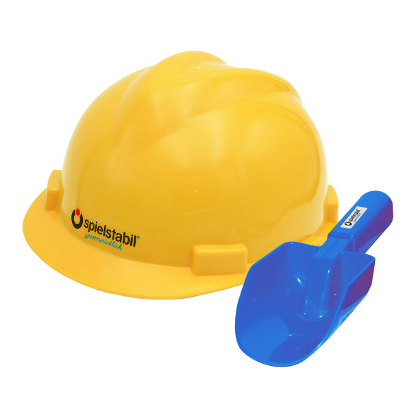 Spielstabil - Hjelm og sandskovl - Byggemester