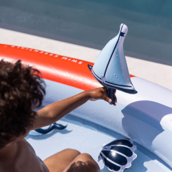 Swim Essentials - Badebassin 210 cm - Ocean Stripes Adventure med rutsjebane