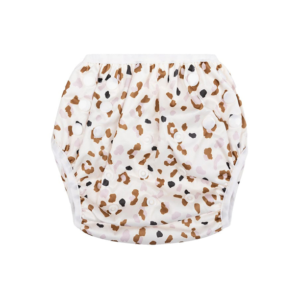 Swim Essentials - Justerbar svømmeble - Kaki Leopard