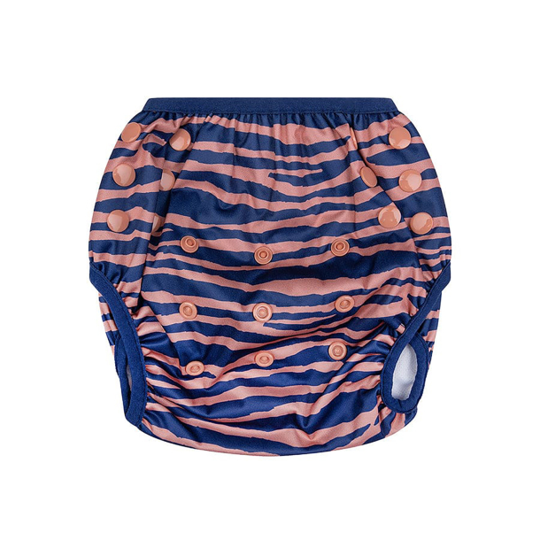 Swim Essentials - Justerbar svømmeble - Vibrant Stripes Orange Blue