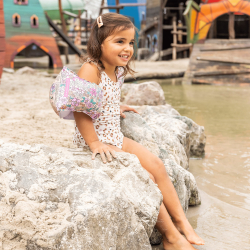 Swim Essentials - Svømmevinger 2-6 år - Blossom