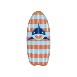 Swim Essentials - Bademadras 120 cm med håndtag - Tropic Shark Surfboard