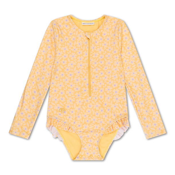 Swim Essentials - Badedragt pige str. 86-92 - Florish Yellow