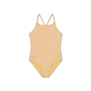 Swim Essentials - Badedragt pige str. 110-116 - Florish Yellow