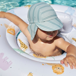 Swim Essentials - Badehat 1-2 år solbeskytter - Resort Stribe