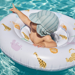 Swim Essentials - Badehat 2-4 år solbeskytter - Resort Stribe