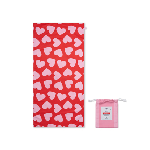 Swim Essentials - Strandhåndklæde 135 cm - Hearts Red