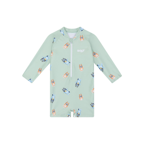 Swim Essentials - Langærmet badedragt dreng str. 62-68 - Bluey