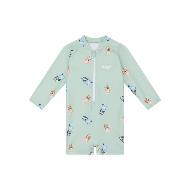 Swim Essentials - Langærmet badedragt dreng str. 62-68 - Bluey