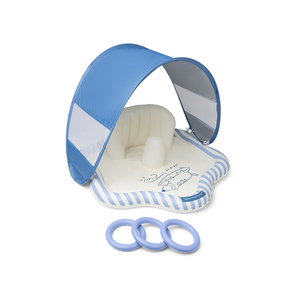 Swim Essentials - Baby plaskestol med skygge - Surfer