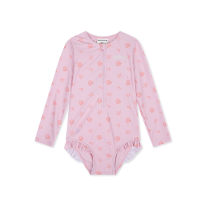 Swim Essentials - Badedragt pige str. 86-92 - Shell Tastic