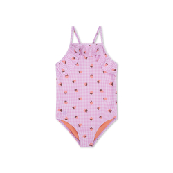 Swim Essentials - Badedragt pige str. 110-116 - Strawberry Fields