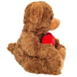 Teddy Hermann - Brun bamse med hjerte 20 cm