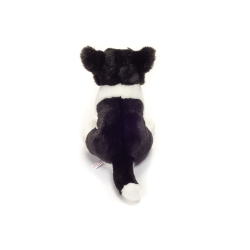 Teddy Hermann - Siddende Border Collie hvalp 25 cm
