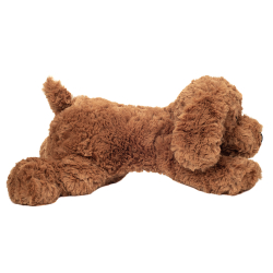 Teddy Hermann - Liggende hund brun 30 cm