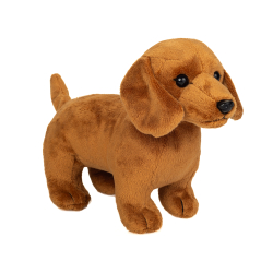 Teddy Hermann - St&#229;ende gravhund 21 cm - 8 assorterede