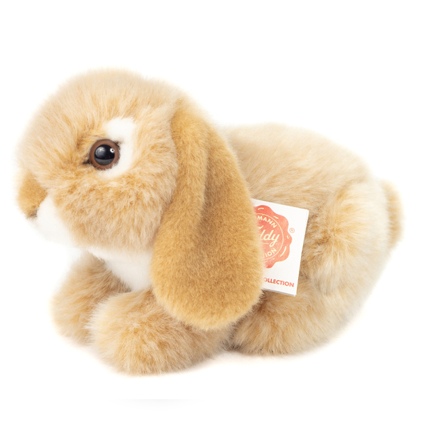 Teddy Hermann - Liggende kanin beige 18 cm