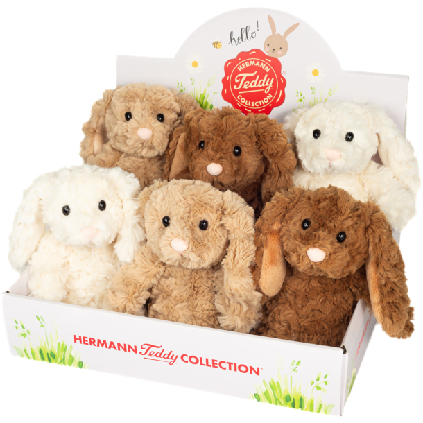 Teddy Hermann - Hare 20 cm - 3 assorterede