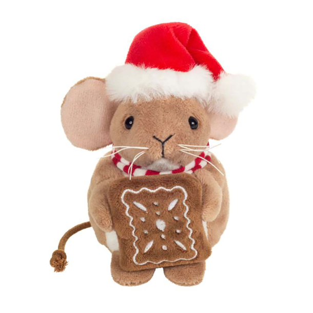 Teddy Hermann - Julemus med peberkage 11 cm