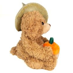 Teddy Hermann - Bamse med græskar 20 cm - Halloween
