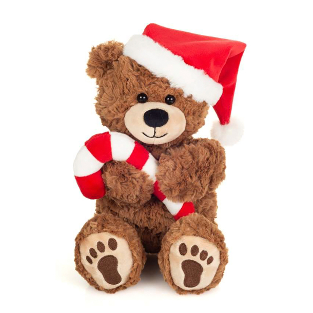 Teddy Hermann - Julebamse med bismarck stok 30 cm