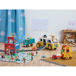 Vilac - Gåbil - Garage med 2 biler