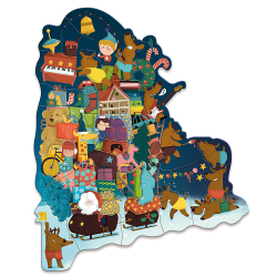 Vilac - Adventskalender - Adventst&#229;rn med magentisk puslespil 48 brk