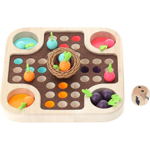 Vilac - Spil - Ludo med grøntsager
