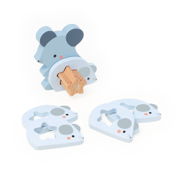 Vilac - Pusleklodser 20 dele - Dyreunger