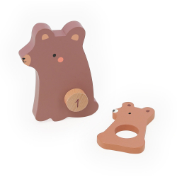 Vilac - Pusleklodser 20 dele - Dyreunger