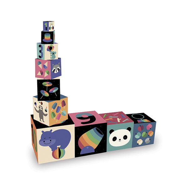 Vilac - Stableklodser i regnbuefarver af Andy Westface