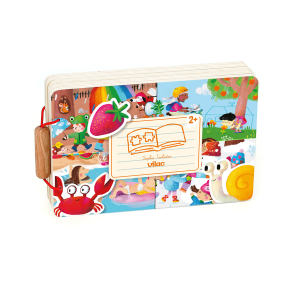 Vilac - Puslespilbog 52 brk - De 4 årstider