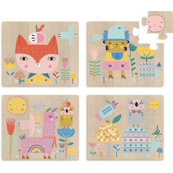 Vilac - Puslespil - 4 stk