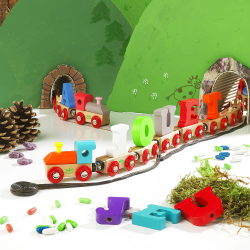 Vilac - Togvogn med bogstav C