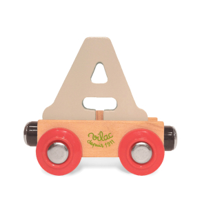 Vilac - Togvogn med bogstav A