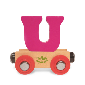 Vilac - Togvogn med bogstav U