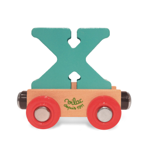 Vilac - Togvogn med bogstav X