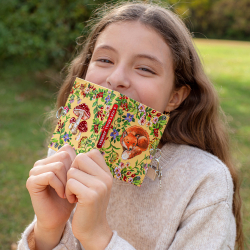 eeBoo - Lille dagbog med lås - Skovens dyr assorterede